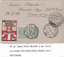 POSTA MILITARE 12.- B/P PER
