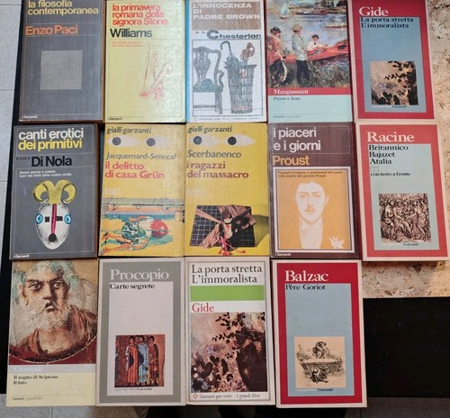 Lotto volumi garzanti - lotto,