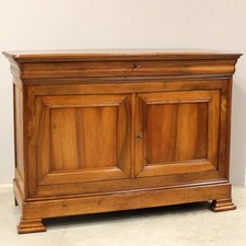 CREDENZA CAPPUCCINA Luigi Filippo - IN NOCE - EPOCA 800 - RESTAURATA