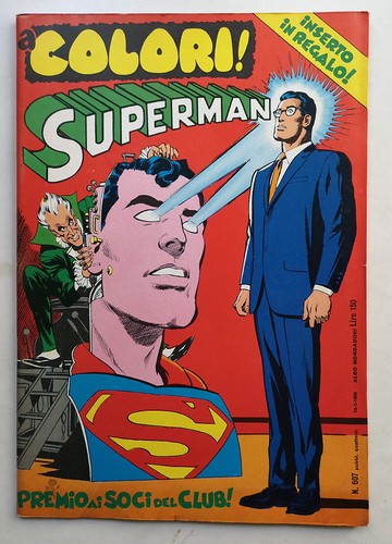 Superman 607 mondadori 1969 - superman,