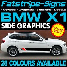 da montare BMW X1 STRISCE GRAFICHE ADESIVI DECALCOMANIE M SPORT SE xLINE sDRIVE 16d 18d
