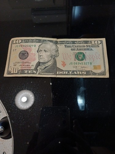 Banconota dollari hamilton - banconota, 10