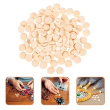  100 pezzi di perline di legno