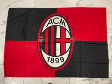 Bandiera ufficiale milan - bandiera, ac