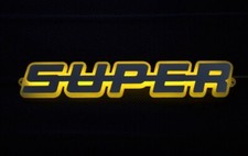 Insegna Specchiante GIALLO 3D