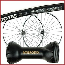 NOS AMBROSIO MOTUS SHIMANO 10S VELOCITÀ 28H FORI COPERTONCINO RUOTE VINTAGE