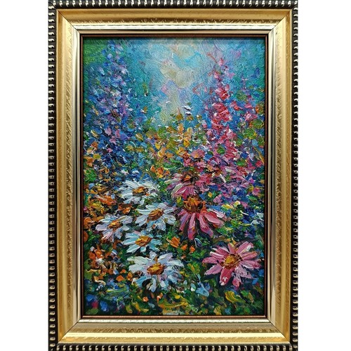 Quadro impasto floreale - impasto,