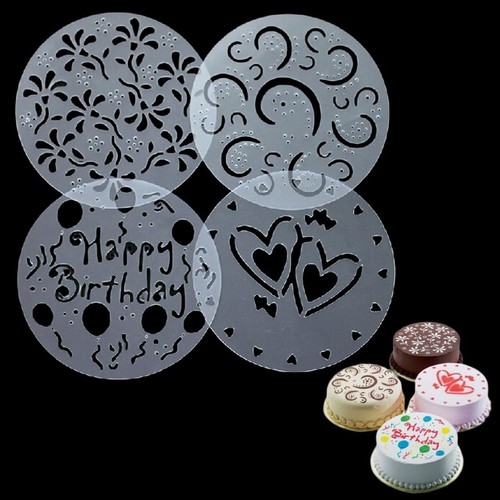 Pcs stencil decorativi - 4, per