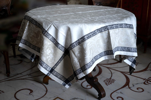 Tovaglia lino tessuto con - tovaglia,