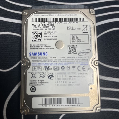 Samsung spinpoint 250 gb - m7,