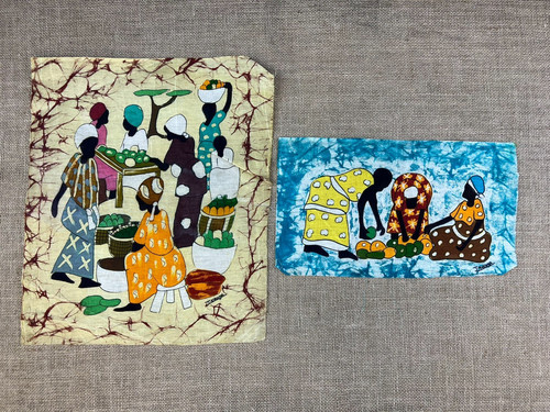 Pannelli tessili africani - 2,