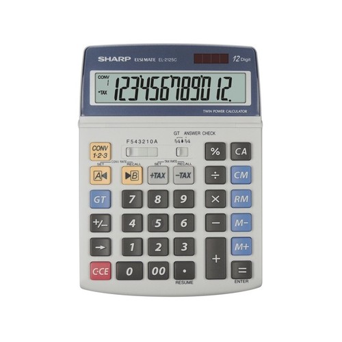 Sharp el2125c calcolatrice - sharp,