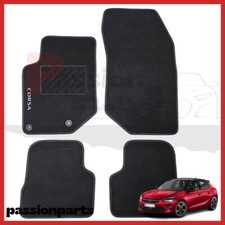 TAPPETI OPEL CORSA F DAL 2019 TAPPETINI IN MOQUETTE CON RICAMO E 2 FISSAGGI 4 PZ