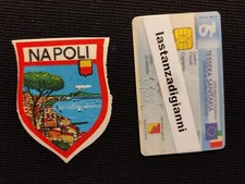Scudetto NAPOLI Patch SOUVENIR Toppa anni 60 STEMMA Vintage DISTINTIVO originale