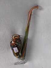 BELLISSIMA VECCHIA PIPA ARTISTICA IN VETRO DI MURANO ANNI '50 VINTAGE. CM18