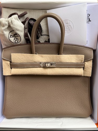 Hermès birkin etoupe togo - birkin, 25