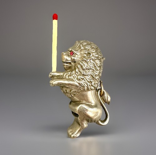 Antique lion bed - antique,