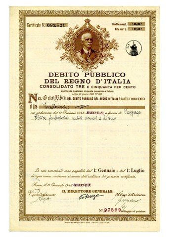 1943 consolidato debito - 1943,