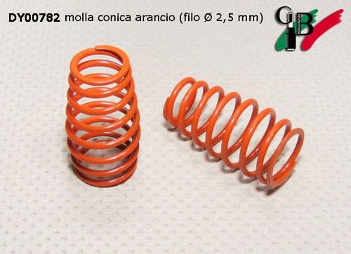 Molla conica arancio filo ø - arancio,