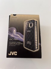 JVC GC-FM1 - HD Memory Pocket Camcorder Camera - Black / Noir  - Boxed - As New