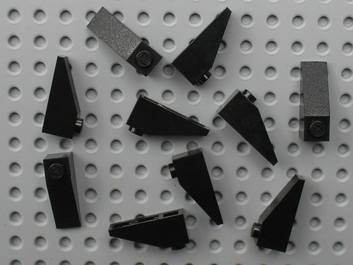 Black slope brick lego - brick,