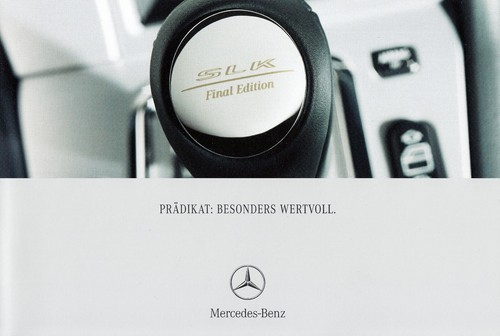 Mercedes slk final edition - slk,