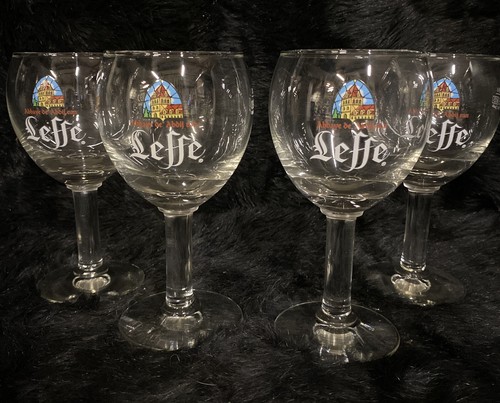 4pk leffe belgian beer glass - belgian,