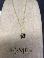 Amen 9kt Gold Key Heart