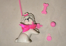 ?Vintage Barbie Bianco WESTIE CANE Terrier Mattel SKIPPER ANIMALE DOMESTICO?
