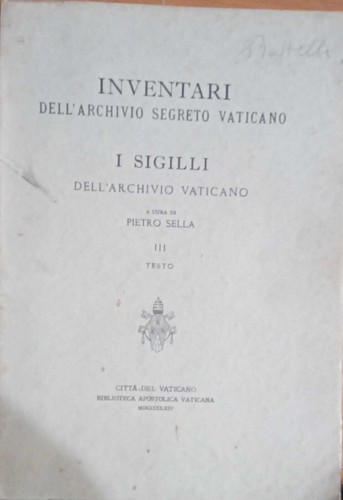 Inventari dell archivio - inventari, dell'archivio
