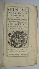 SCIPIONE AFRICANO – ediz. 1662 – Brunacci – storia