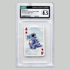 Nintendo 1999 Pokemon MINI PLAYING CARD Game CGC Graded Trading Poker Rare Slab