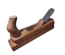 Pialla in legno vintage anni '30 con set di 2 lame originali, funzionante