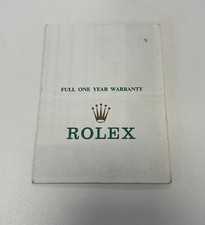 Rolex Vintage Completo Un Anno