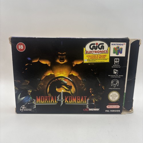 Gioco mortal kombat - mortal, nintendo