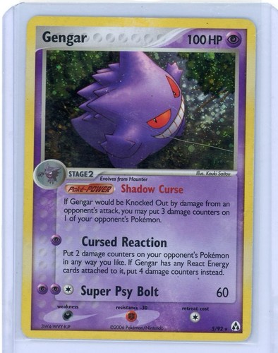 Pokemon card gengar - card,