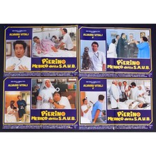 fotobuste PIERINO IL MEDICO DELLA SAUB alvaro vitali infermiere ospedale F113