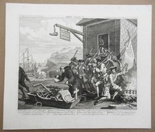 Stampa antica originale - , incisa