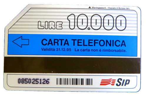 Scheda telefonica lire - telefonica,