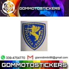 Adesivo logo polizia stradale