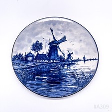 Vintage Piastra da Muro Delft