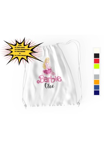 Barbie sacca personalizzata - sacca,