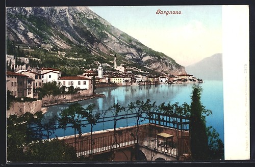 Gargnano panorama lago di - gargnano,,