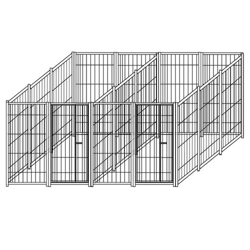 Box per cani rete con - cani, in