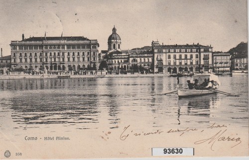 Cartolina lombardia como hotel - lombardia,