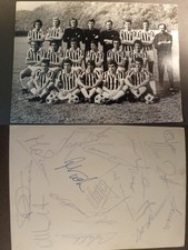 Fotografia Juventus Con Autografi Originali 1974-75