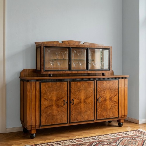 Credenza art déco antica noce - déco,