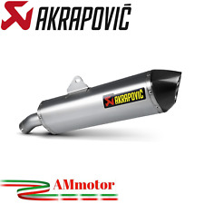 Akrapovic Bmw F 800 R 2016 Terminale Di Scarico Moto Titanio Grigio Omologato