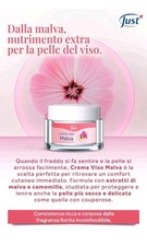 crema malva viso just 50ml Couperose lenitiv pelle secca PRONTA CONSEGNA macchie