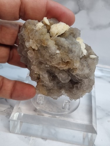 Minerali fluorite con - con, barite